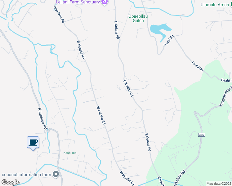 map of restaurants, bars, coffee shops, grocery stores, and more near 680 East Kuiaha Road in Haiku-Pauwela