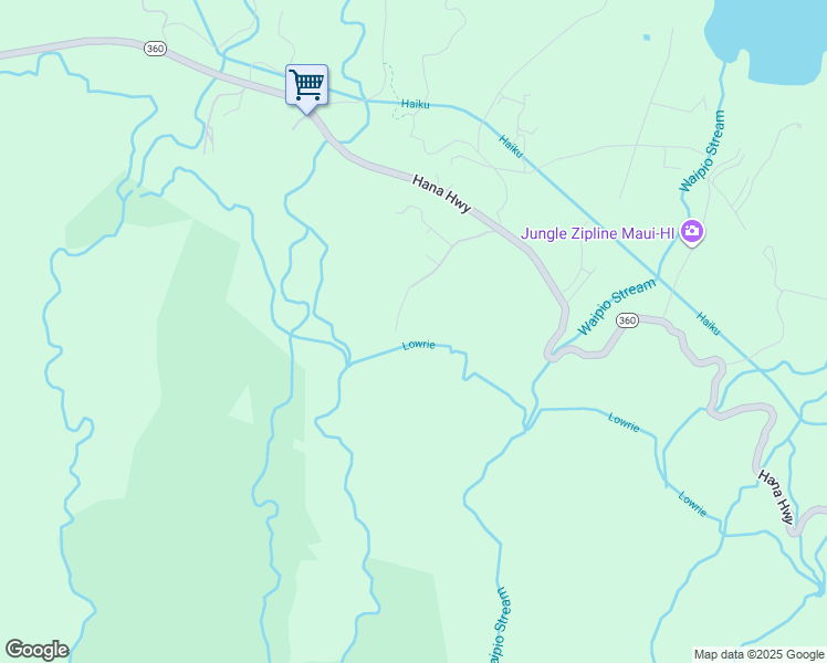 map of restaurants, bars, coffee shops, grocery stores, and more near 61 South Honokala Road in Maui County