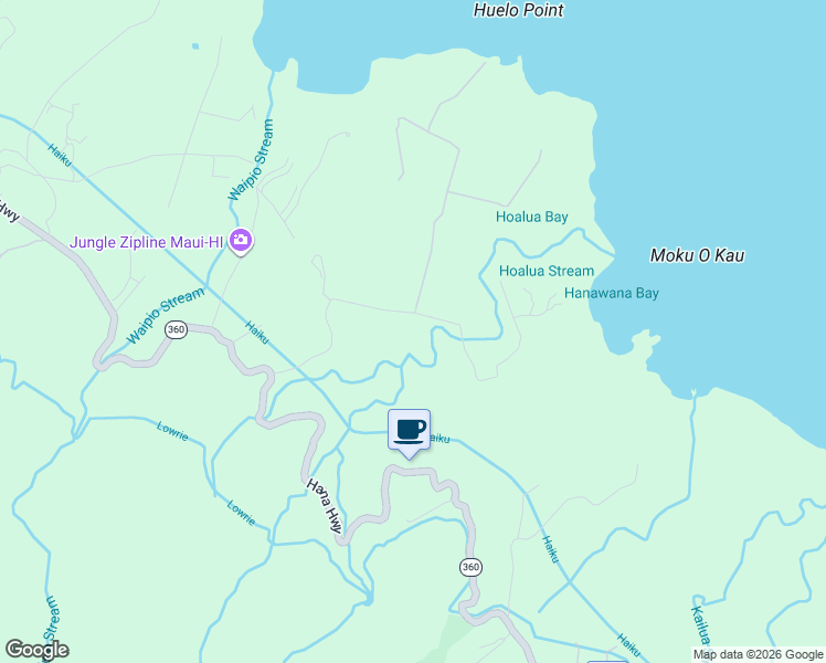map of restaurants, bars, coffee shops, grocery stores, and more near 28 Door of Faith Road in Maui County