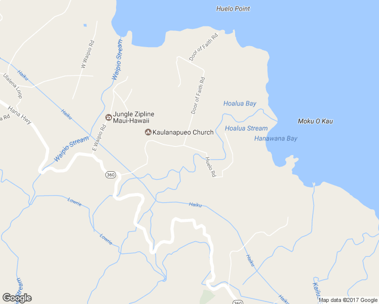 map of restaurants, bars, coffee shops, grocery stores, and more near 28 Door of Faith Road in Maui County