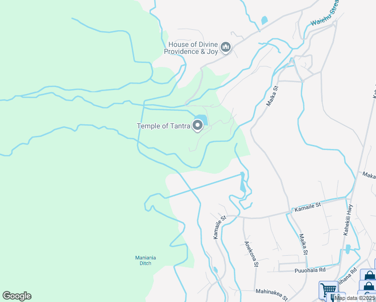 map of restaurants, bars, coffee shops, grocery stores, and more near 1375 Malaihi Road in Wailuku