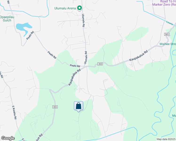 map of restaurants, bars, coffee shops, grocery stores, and more near 585 Upper Ulumalu Road in Maui County