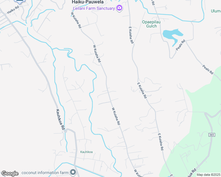 map of restaurants, bars, coffee shops, grocery stores, and more near 1145 West Kuiaha Road in Haiku-Pauwela