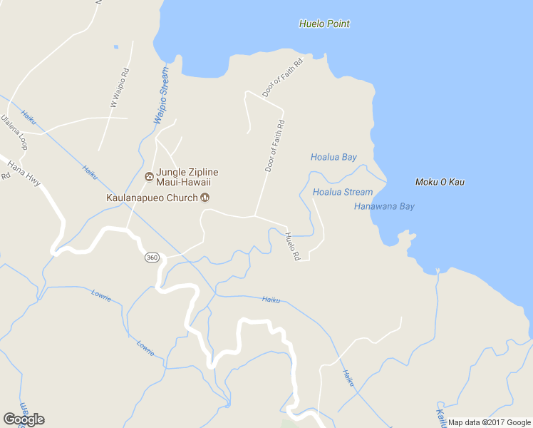 map of restaurants, bars, coffee shops, grocery stores, and more near 34 Door of Faith Road in Maui County