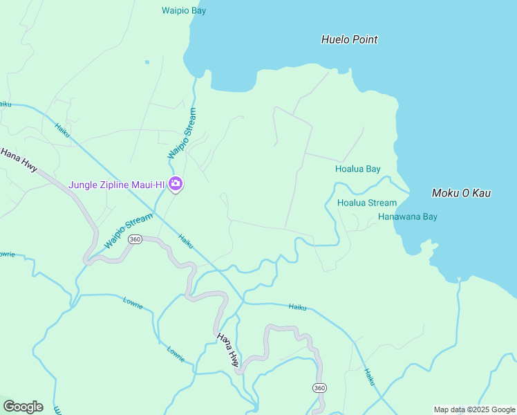 map of restaurants, bars, coffee shops, grocery stores, and more near 19 Door of Faith Road in Maui County