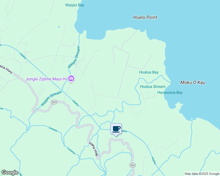 map of restaurants, bars, coffee shops, grocery stores, and more near 35 Door of Faith Road in Maui County