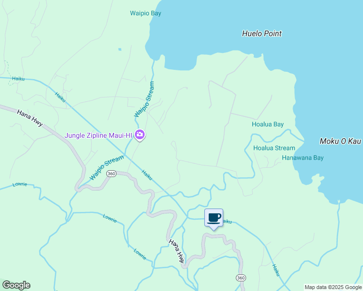 map of restaurants, bars, coffee shops, grocery stores, and more near 29 Door of Faith Road in Maui County