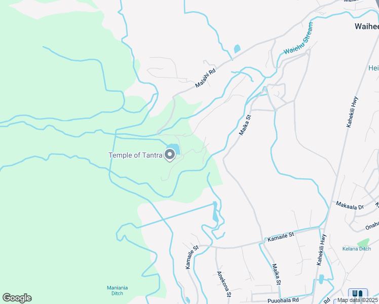 map of restaurants, bars, coffee shops, grocery stores, and more near 1369 Malaihi Road in Wailuku