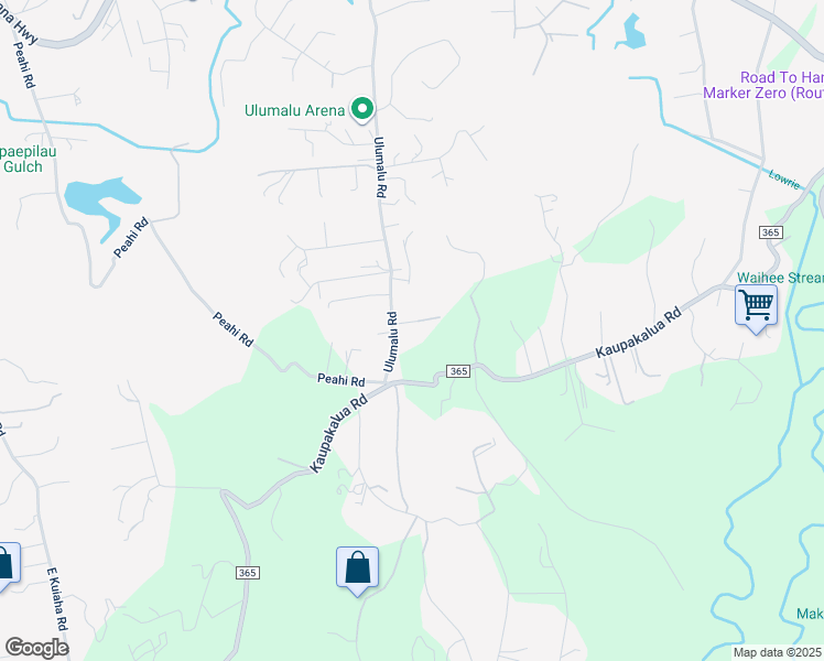 map of restaurants, bars, coffee shops, grocery stores, and more near 4310 Ulumalu Place in Haiku-Pauwela