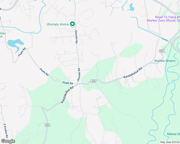 map of restaurants, bars, coffee shops, grocery stores, and more near 4312 Ulumalu Place in Haiku-Pauwela