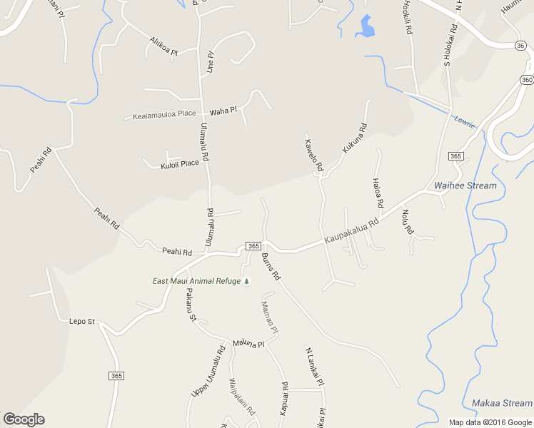 map of restaurants, bars, coffee shops, grocery stores, and more near 450 Hoomalolo Place in Haiku-Pauwela