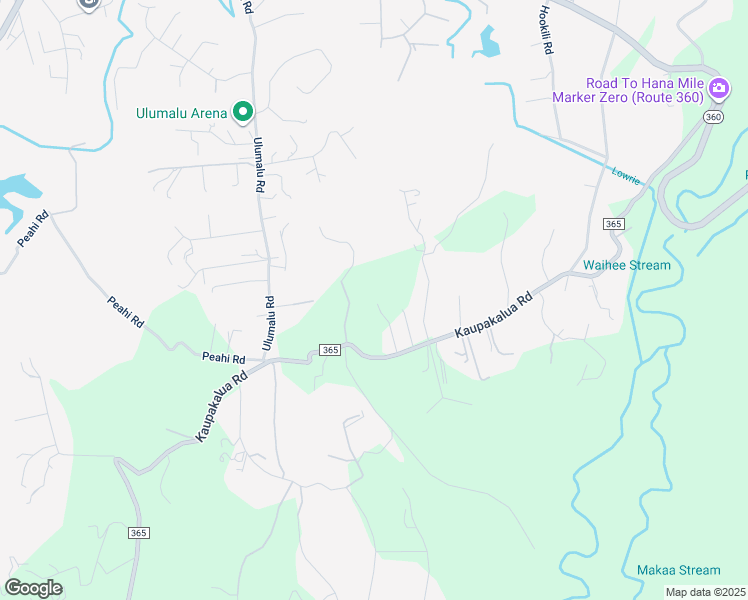 map of restaurants, bars, coffee shops, grocery stores, and more near 676 Kaupakalua Road in Haiku-Pauwela