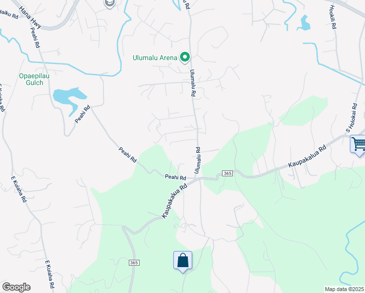 map of restaurants, bars, coffee shops, grocery stores, and more near 500 Ulumalu Road in Maui County