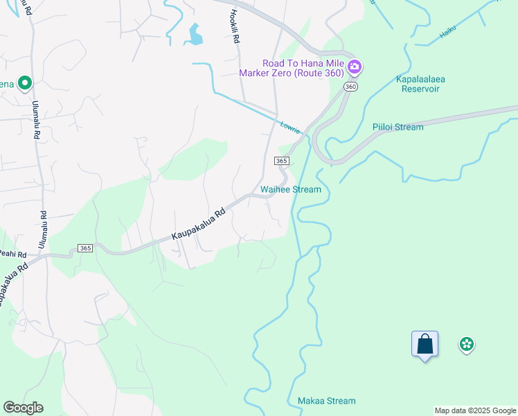 map of restaurants, bars, coffee shops, grocery stores, and more near 20 Waonahele Place in Maui County