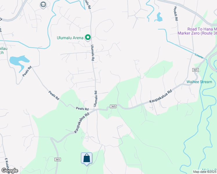 map of restaurants, bars, coffee shops, grocery stores, and more near 4335 Ulumalu Place in Haiku-Pauwela