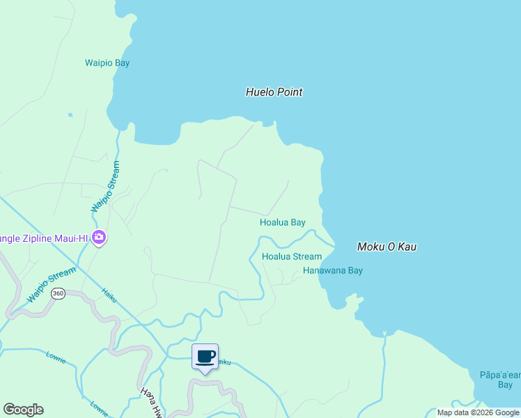 map of restaurants, bars, coffee shops, grocery stores, and more near 160 Door of Faith Road in Maui County