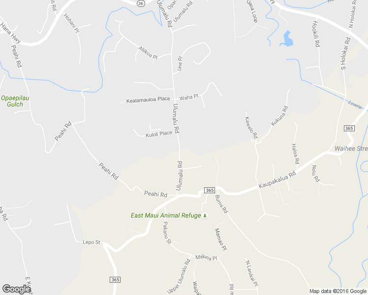 map of restaurants, bars, coffee shops, grocery stores, and more near 467 Ulumalu Road in Haiku-Pauwela