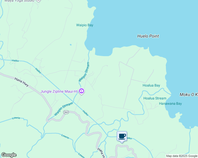 map of restaurants, bars, coffee shops, grocery stores, and more near 73 Door of Faith Road in Maui County