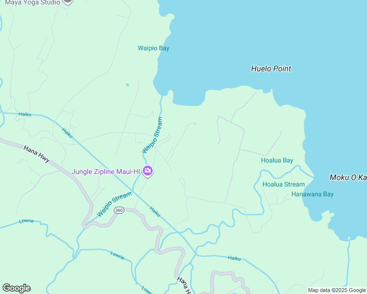 map of restaurants, bars, coffee shops, grocery stores, and more near 73 Door of Faith Road in Maui County