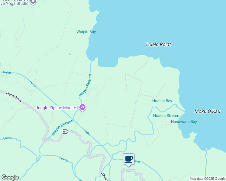 map of restaurants, bars, coffee shops, grocery stores, and more near 71 Door of Faith Road in Maui County