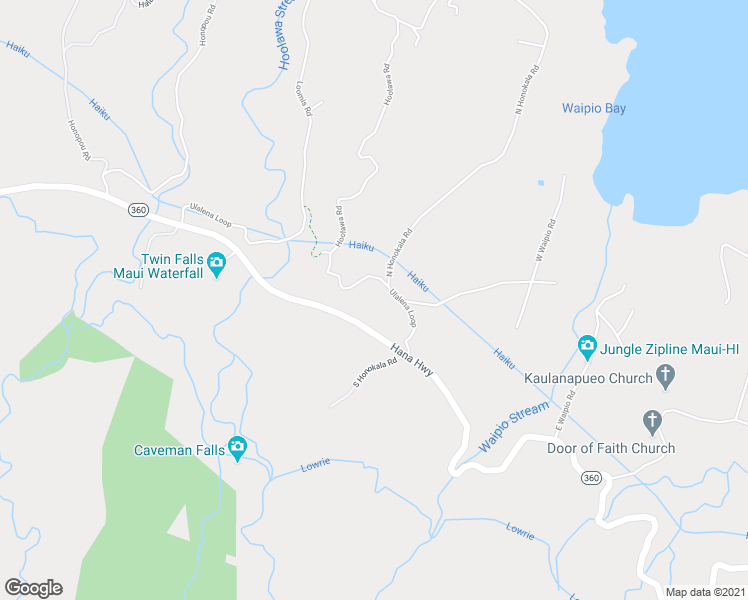 map of restaurants, bars, coffee shops, grocery stores, and more near 480 Ulalena Loop in Maui County