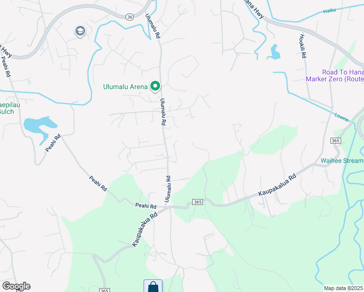 map of restaurants, bars, coffee shops, grocery stores, and more near 471 Ulumalu Road in Haiku-Pauwela