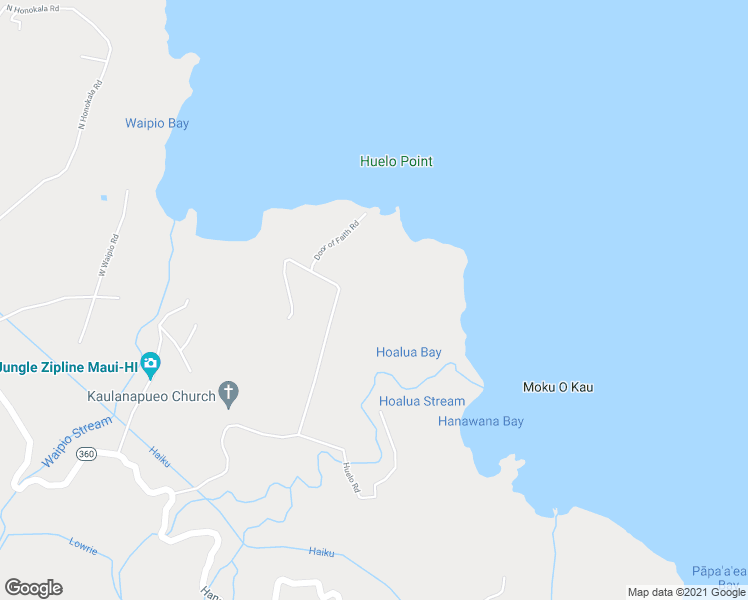 map of restaurants, bars, coffee shops, grocery stores, and more near 230 Door of Faith Road in Maui County