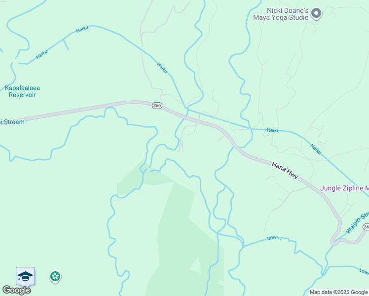 map of restaurants, bars, coffee shops, grocery stores, and more near 6190 Hana Highway in Maui County