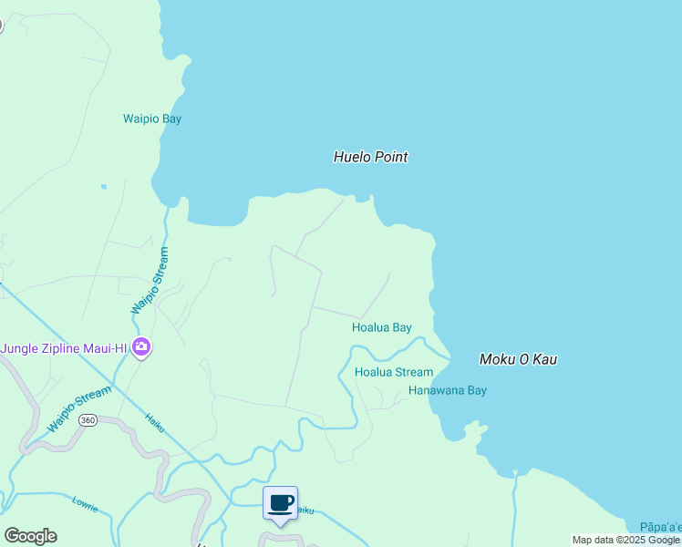 map of restaurants, bars, coffee shops, grocery stores, and more near 230 Door of Faith Road in Maui County