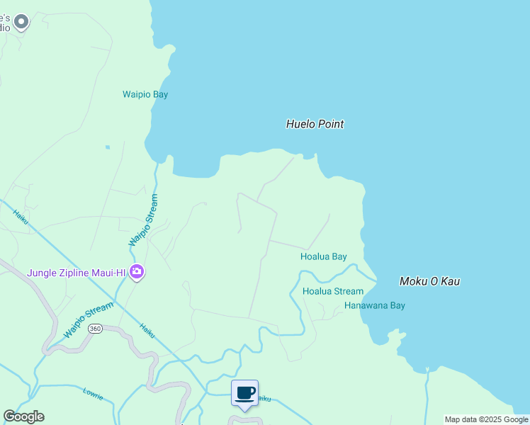 map of restaurants, bars, coffee shops, grocery stores, and more near 257 Door of Faith Road in Maui County