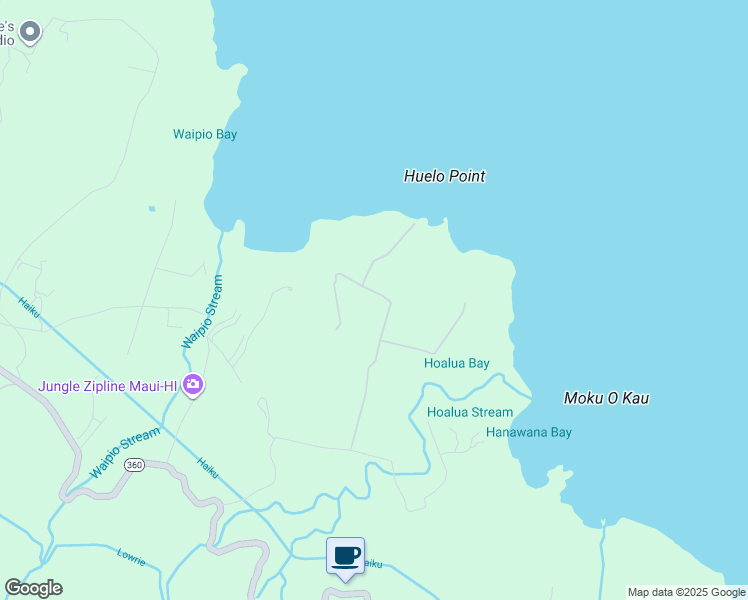 map of restaurants, bars, coffee shops, grocery stores, and more near 257 Door of Faith Road in Maui County