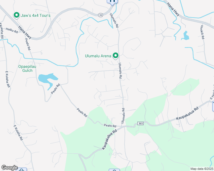 map of restaurants, bars, coffee shops, grocery stores, and more near 30 Leahi Place in Haiku-Pauwela