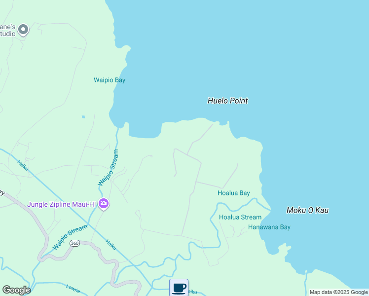 map of restaurants, bars, coffee shops, grocery stores, and more near 323 Door of Faith Road in Maui County