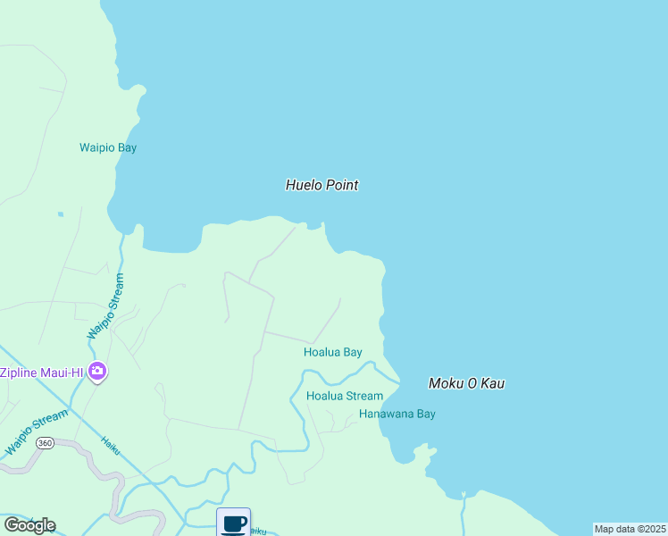 map of restaurants, bars, coffee shops, grocery stores, and more near 190 Door of Faith Road in Maui County
