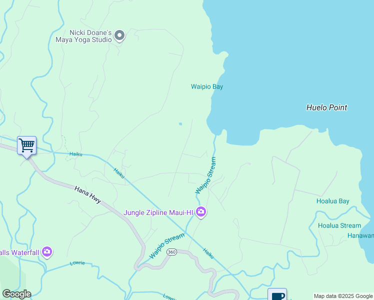 map of restaurants, bars, coffee shops, grocery stores, and more near 98 Mokupapa Road in Maui County