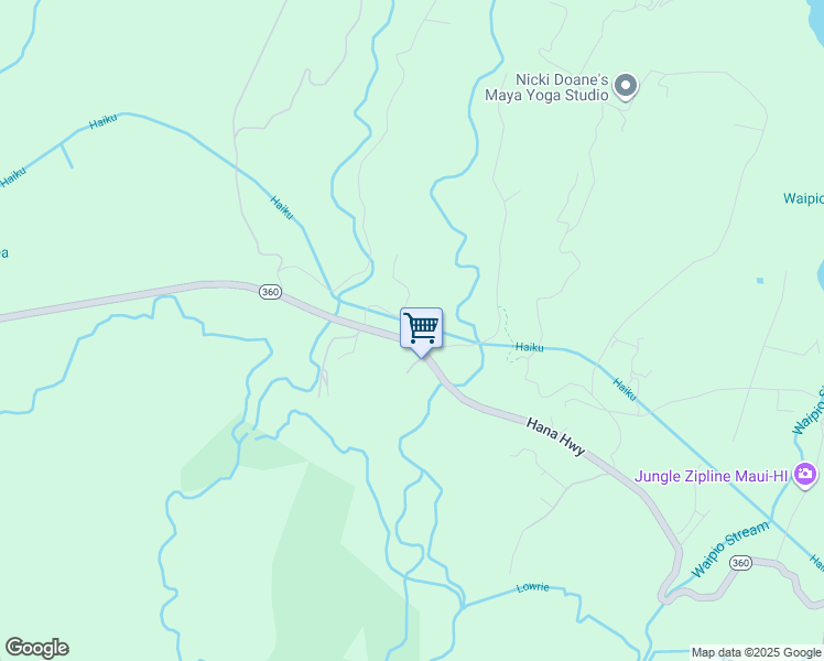 map of restaurants, bars, coffee shops, grocery stores, and more near 60 Ulalena Loop in Maui County