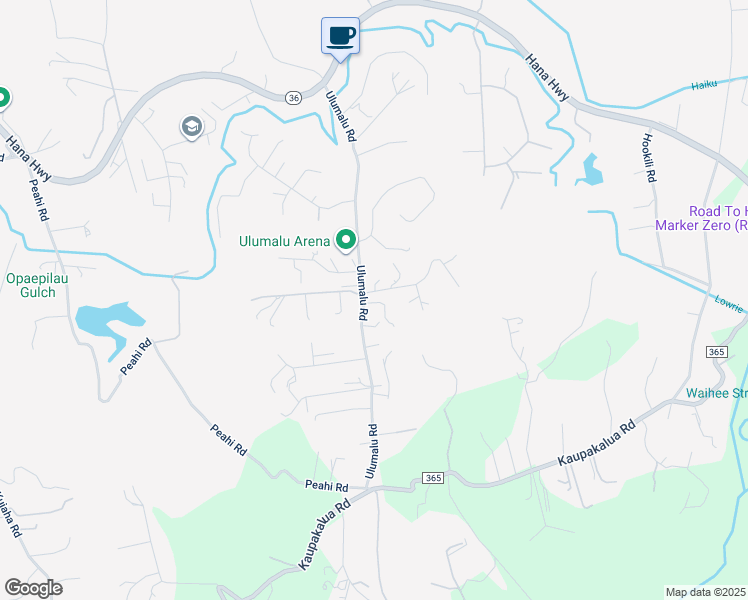 map of restaurants, bars, coffee shops, grocery stores, and more near 4320 Waha Place in Haiku-Pauwela