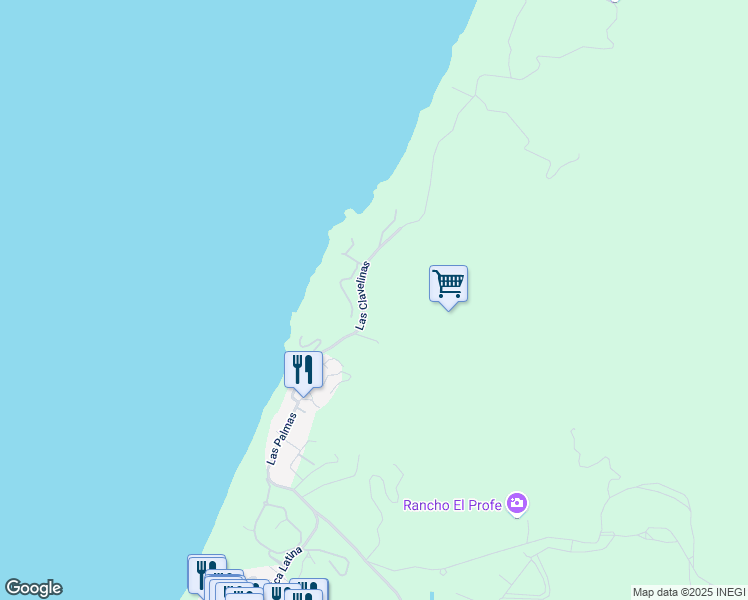 map of restaurants, bars, coffee shops, grocery stores, and more near in San Pancho
