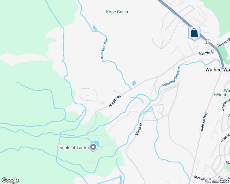 map of restaurants, bars, coffee shops, grocery stores, and more near 1210 Malaihi Road in Wailuku