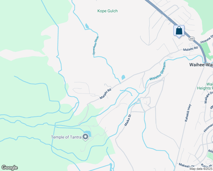 map of restaurants, bars, coffee shops, grocery stores, and more near 1210 Malaihi Road in Wailuku