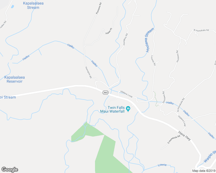 map of restaurants, bars, coffee shops, grocery stores, and more near 0 Honopou Road in Maui County