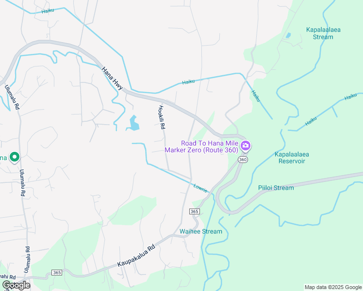 map of restaurants, bars, coffee shops, grocery stores, and more near 84 South Holokai Road in Haiku-Pauwela