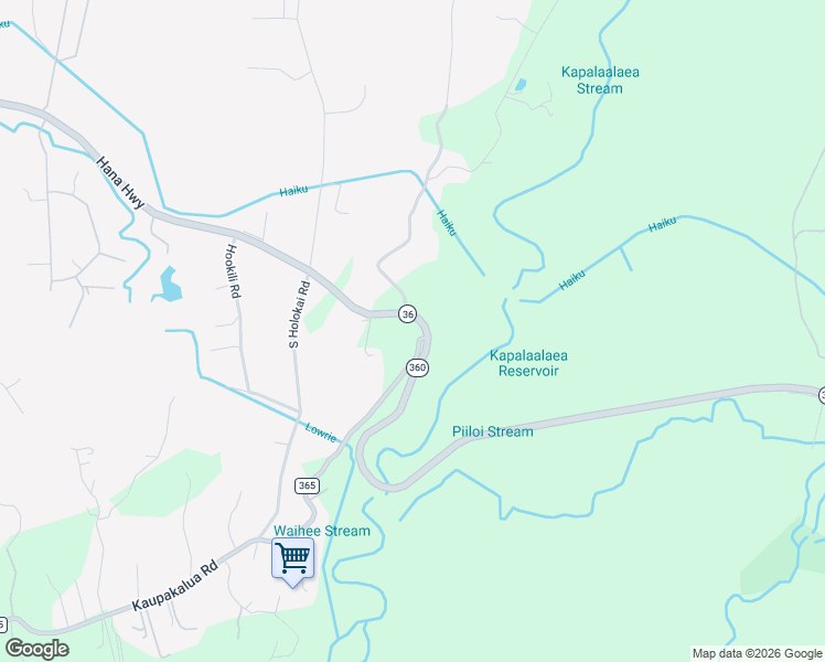 map of restaurants, bars, coffee shops, grocery stores, and more near 44 Kaupakalua Road in Maui County