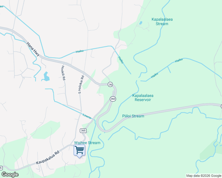 map of restaurants, bars, coffee shops, grocery stores, and more near 44 Kaupakalua Road in Maui County