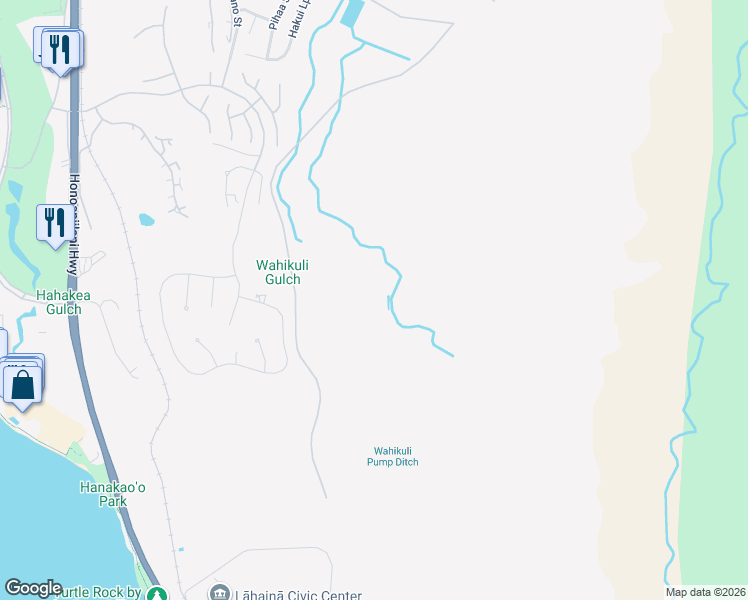 map of restaurants, bars, coffee shops, grocery stores, and more near in Lahaina