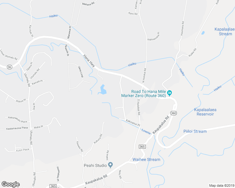 map of restaurants, bars, coffee shops, grocery stores, and more near 1251 Hookili Road in Haiku-Pauwela