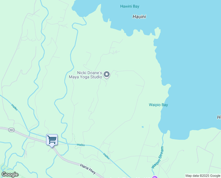 map of restaurants, bars, coffee shops, grocery stores, and more near 400 North Honokala Road in Maui County