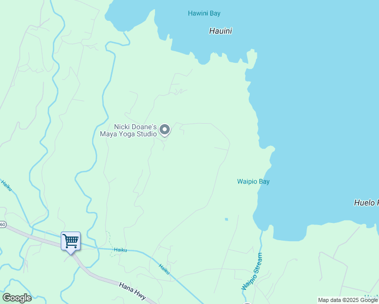 map of restaurants, bars, coffee shops, grocery stores, and more near 715 North Honokala Road in Maui County