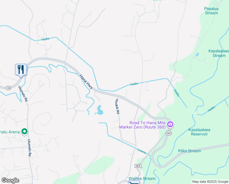 map of restaurants, bars, coffee shops, grocery stores, and more near 4785 Hana Highway in Haiku-Pauwela