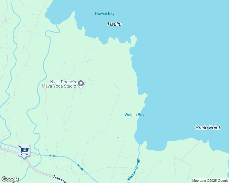 map of restaurants, bars, coffee shops, grocery stores, and more near 525 North Honokala Road in Maui County